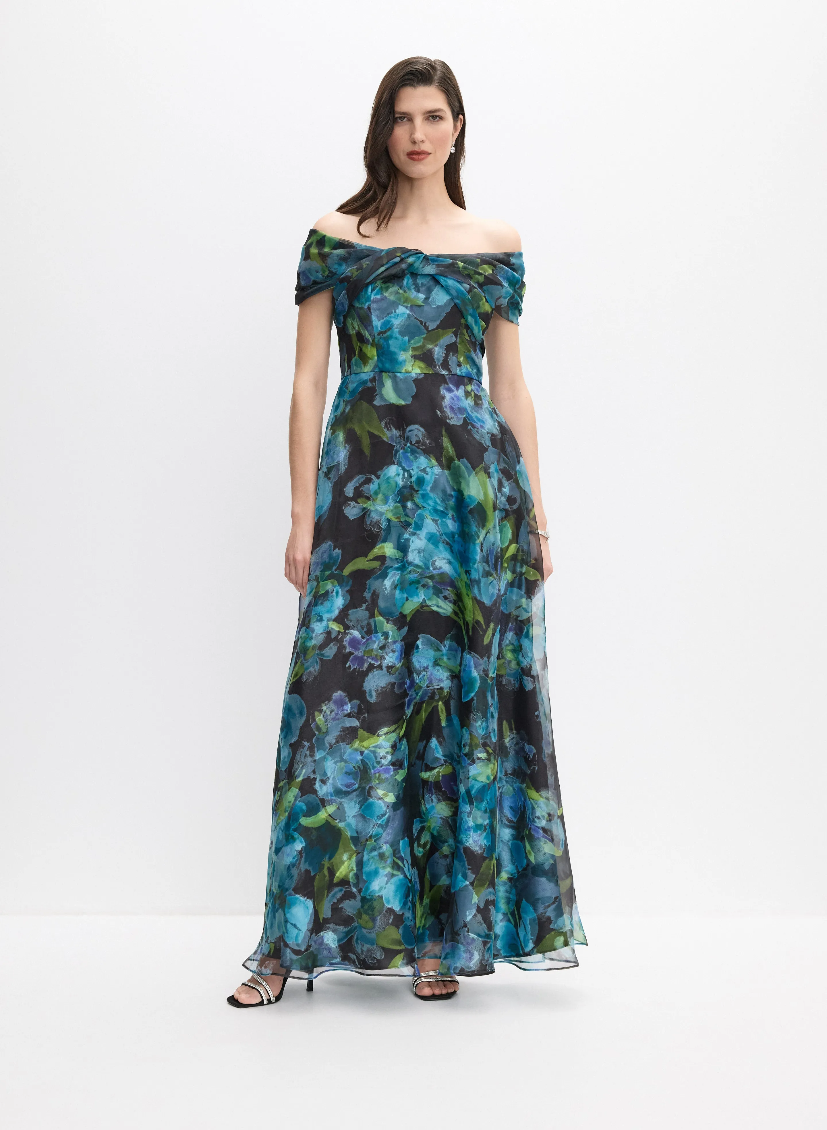 Melanie Lyne Floral Off-Shoulder Dress Melanie Lyne Floral Off-Shoulder Dress - Image 1