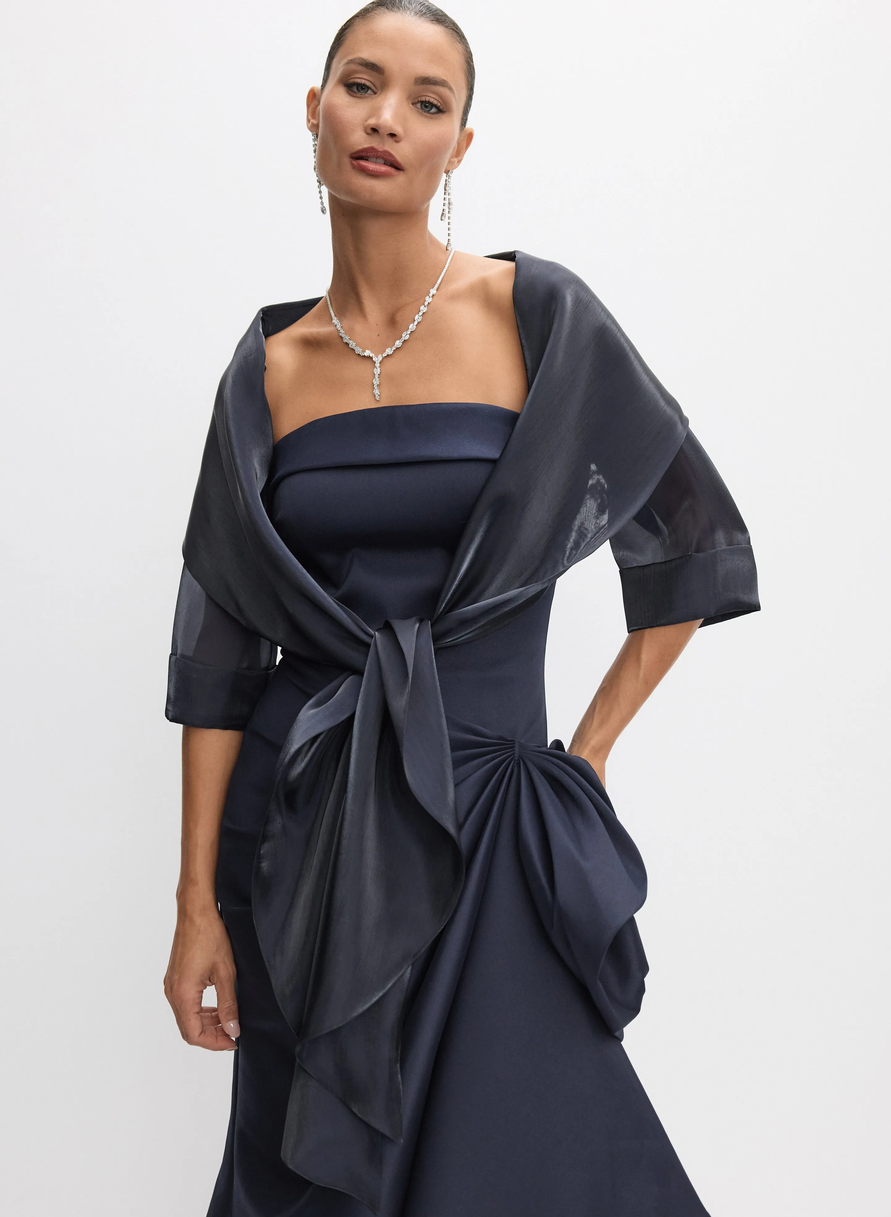 Melanie Lyne Shimmer Organza Bolero Melanie Lyne Shimmer Organza Bolero - Image 1