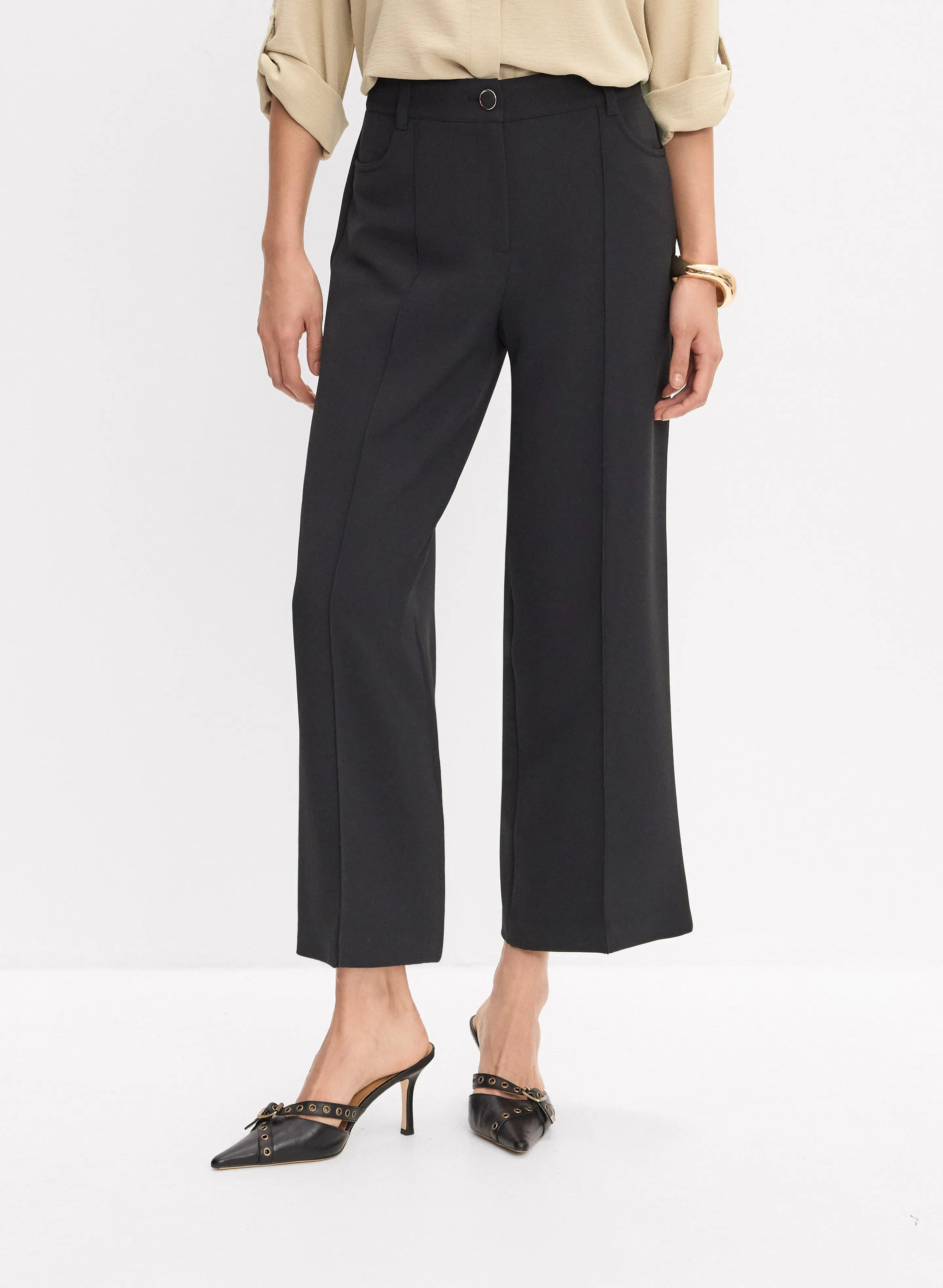 Melanie Lyne Pinched Seam Culottes Melanie Lyne Pinched Seam Culottes - Image 1