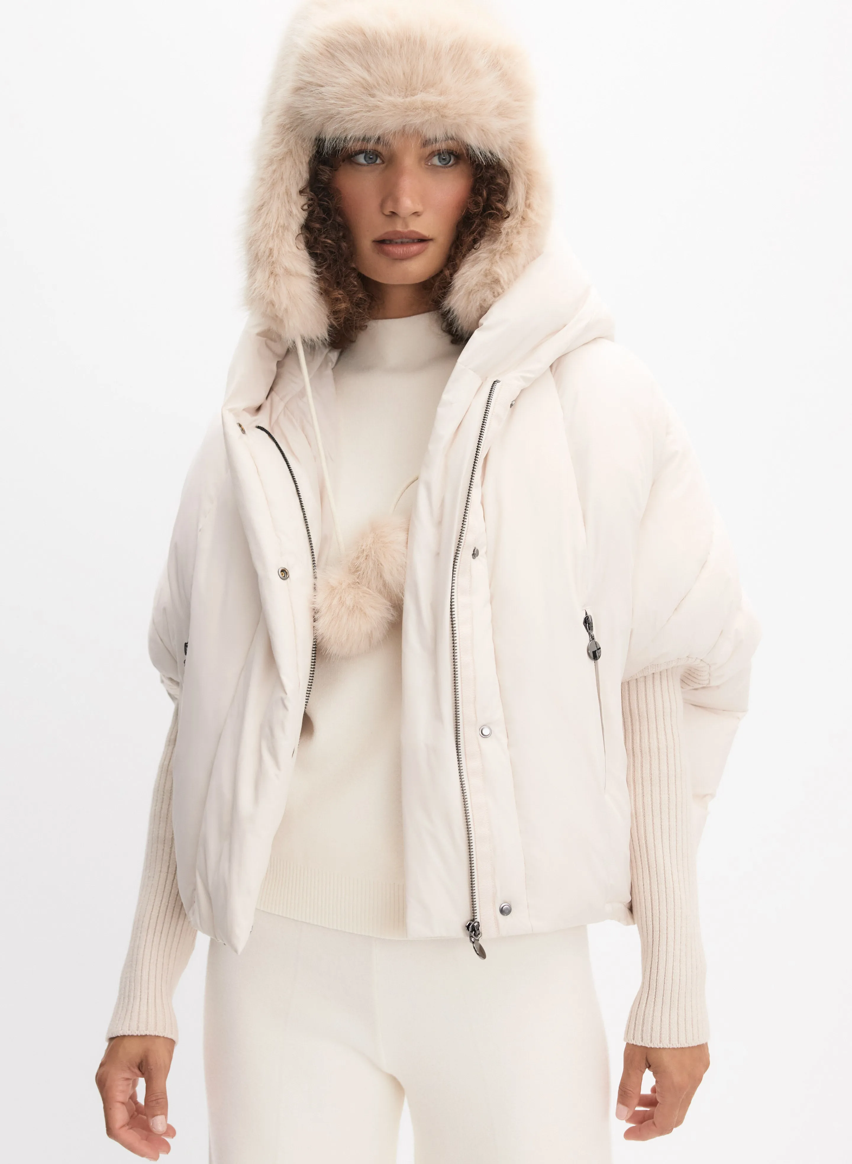 Melanie Lyne Cropped Puffer Jacket Melanie Lyne Cropped Puffer Jacket - Image 1