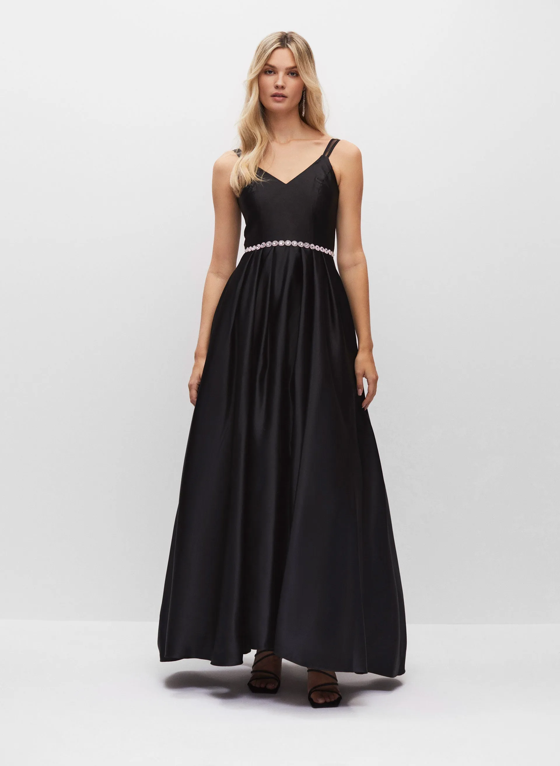 Melanie Lyne Jewel Trim Ball Gown Melanie Lyne Jewel Trim Ball Gown - Image 1