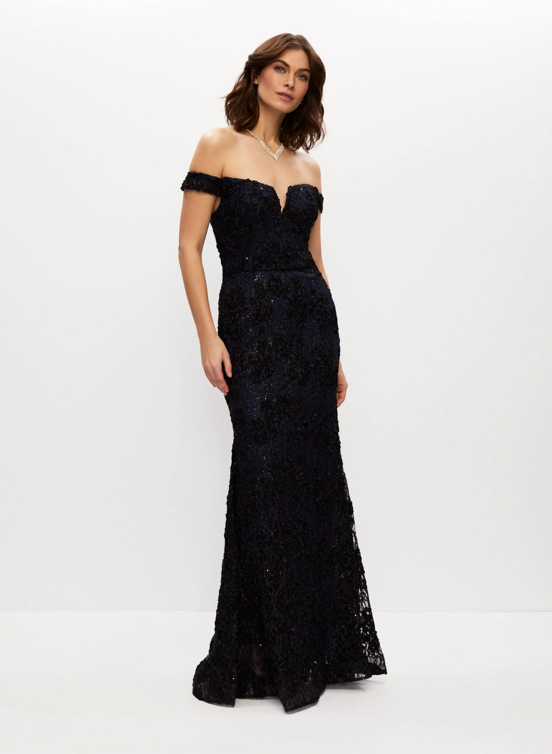 Melanie Lyne BA Nites - Bardot Neck Dress Melanie Lyne BA Nites - Bardot Neck Dress - Image 1