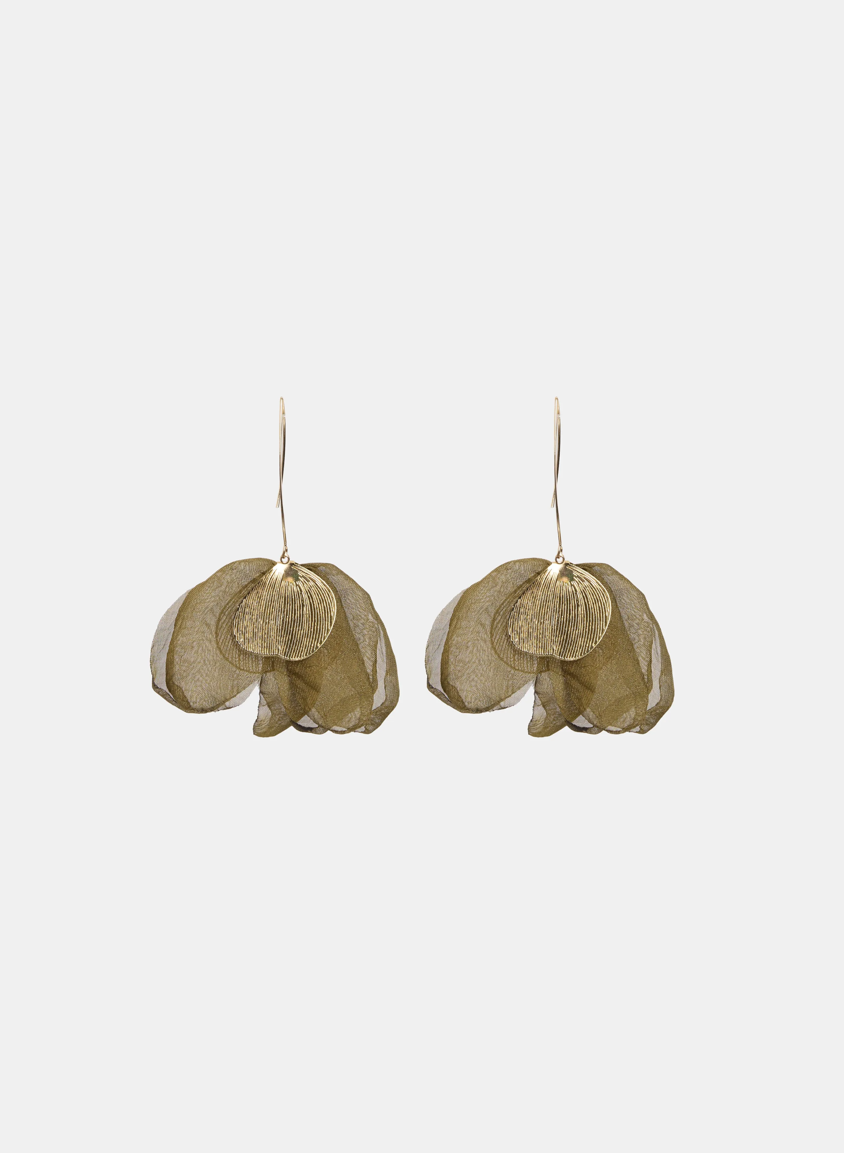 Melanie Lyne Mesh Petal Drop Earrings Melanie Lyne Mesh Petal Drop Earrings - Image 1