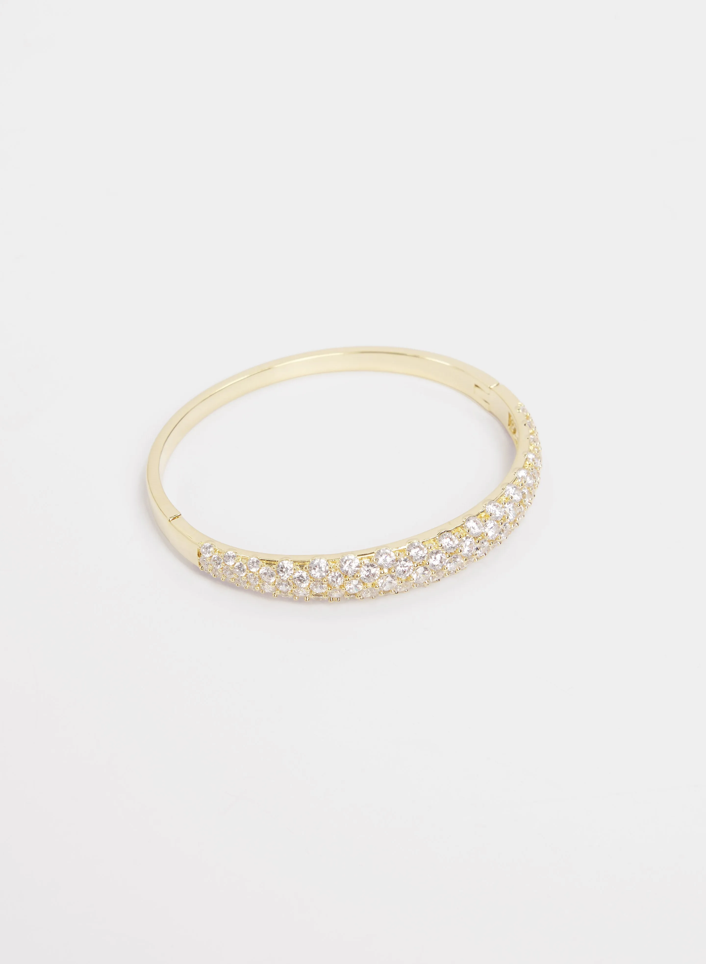 Melanie Lyne Crystal Pave Bangle Bracelet Melanie Lyne Crystal Pave Bangle Bracelet - Image 1