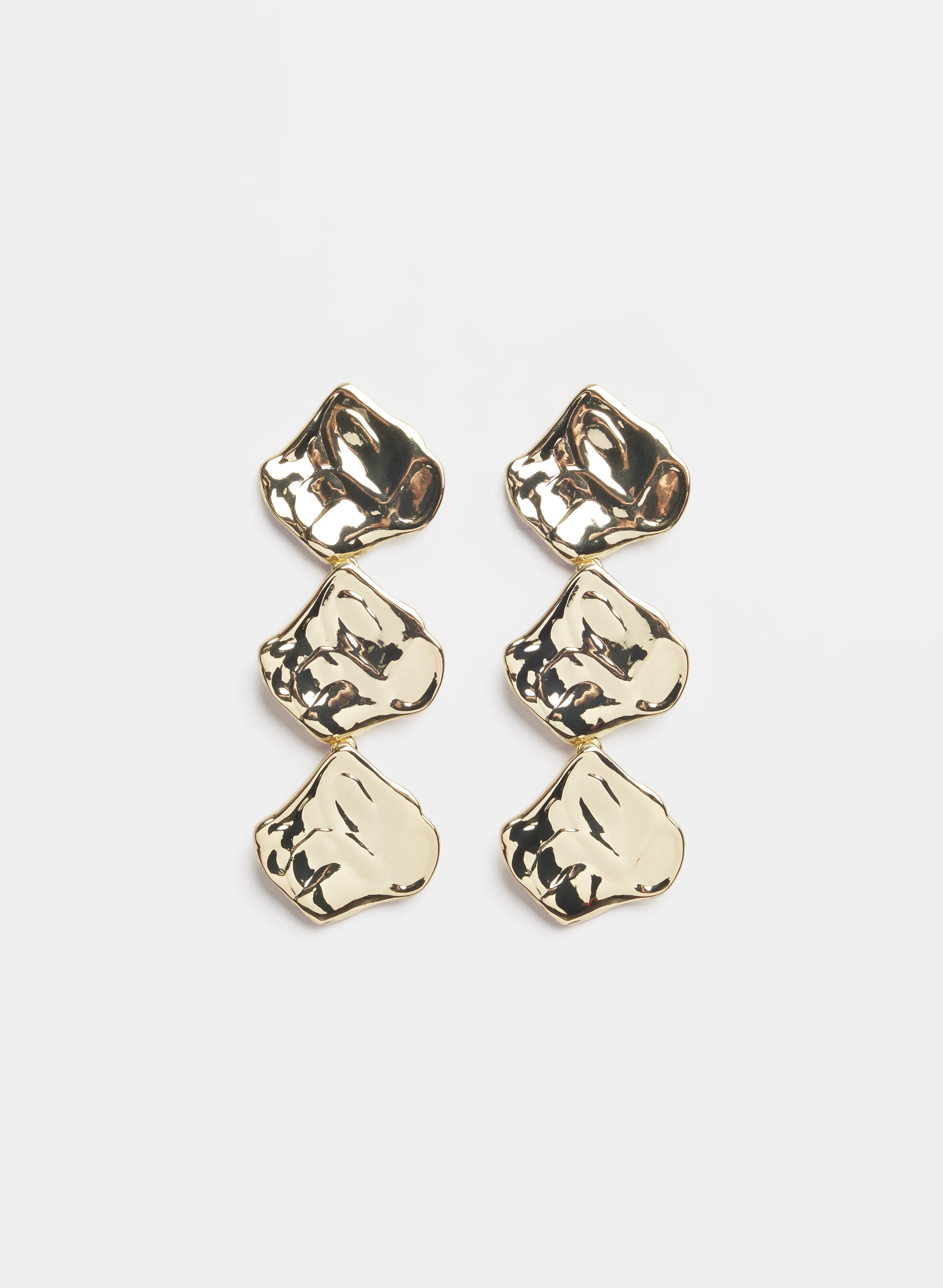 Melanie Lyne Textured Drop Earrings Melanie Lyne Textured Drop Earrings - Image 1
