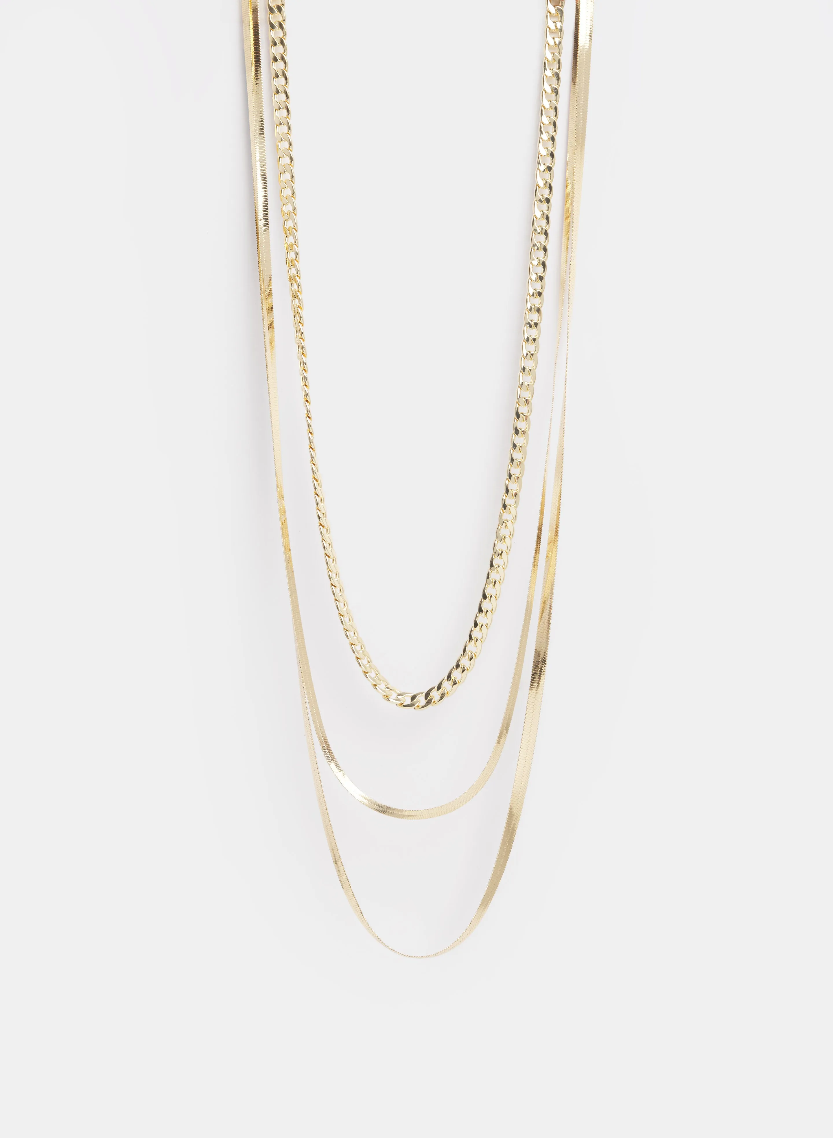 Melanie Lyne Three-Row Necklace Melanie Lyne Three-Row Necklace - Image 1