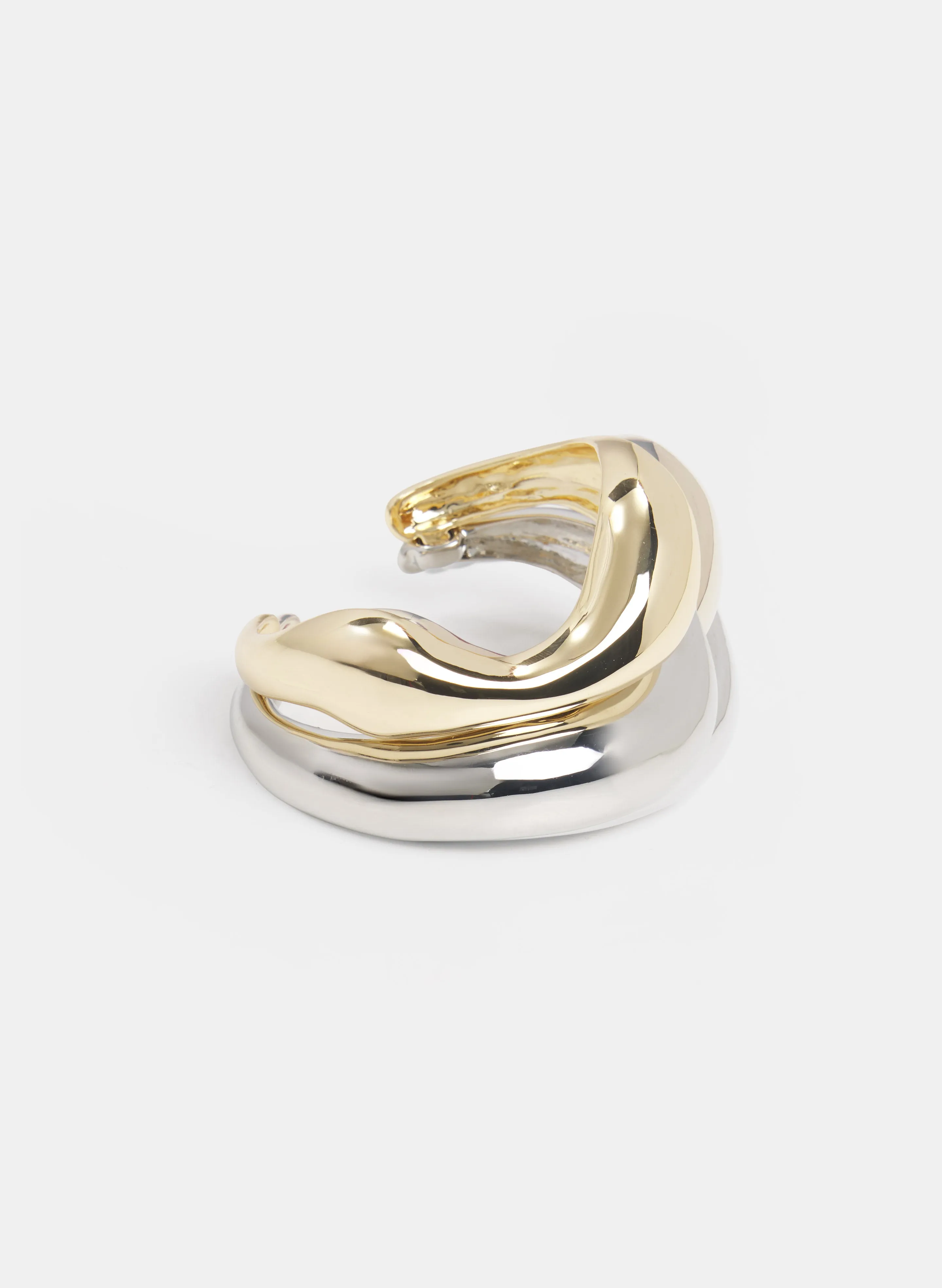 Melanie Lyne Two-Tone Cuff Bracelet Melanie Lyne Two-Tone Cuff Bracelet - Image 1