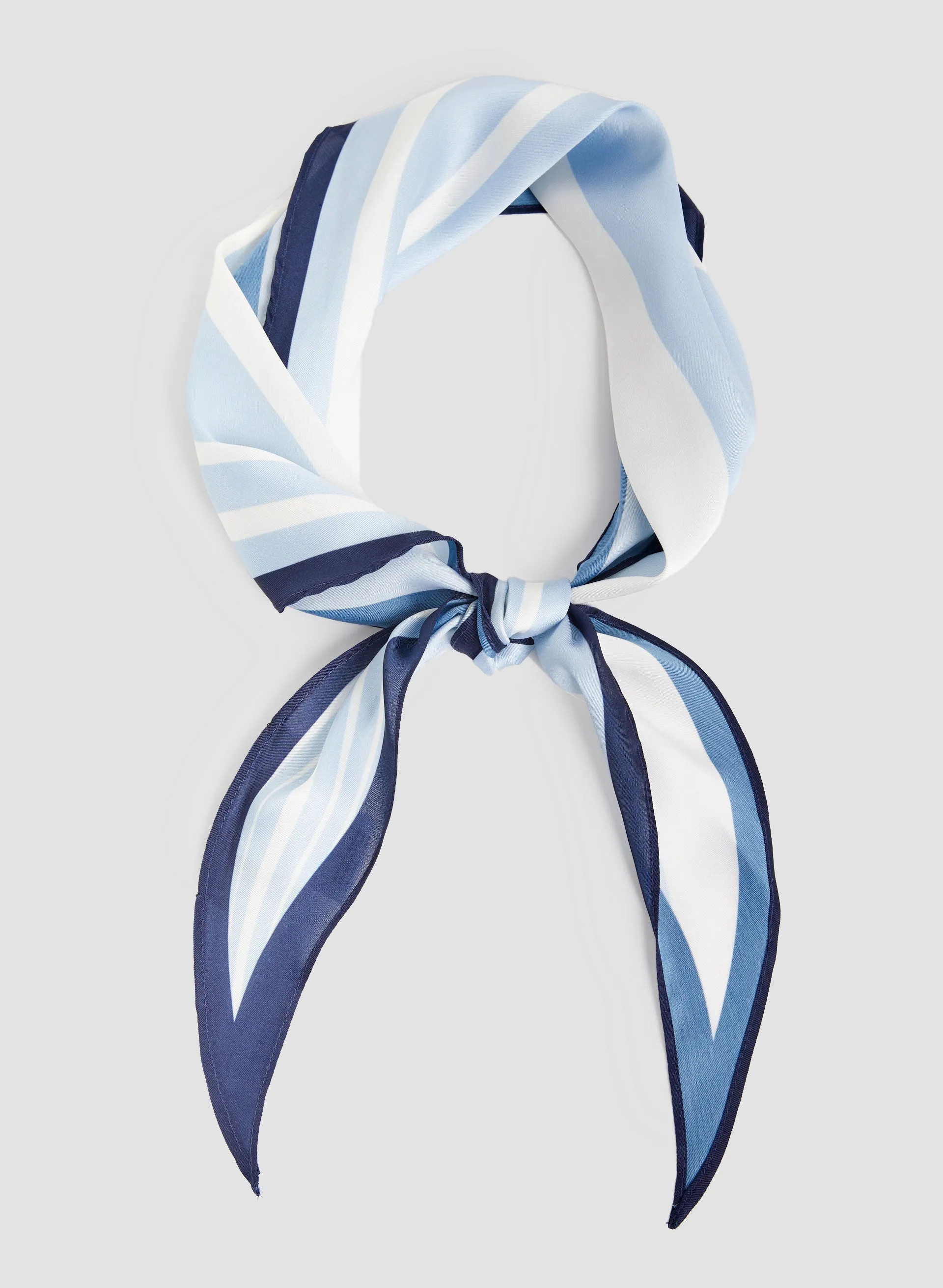 Melanie Lyne Stripe Print Neck Tie Melanie Lyne Stripe Print Neck Tie - Image 1
