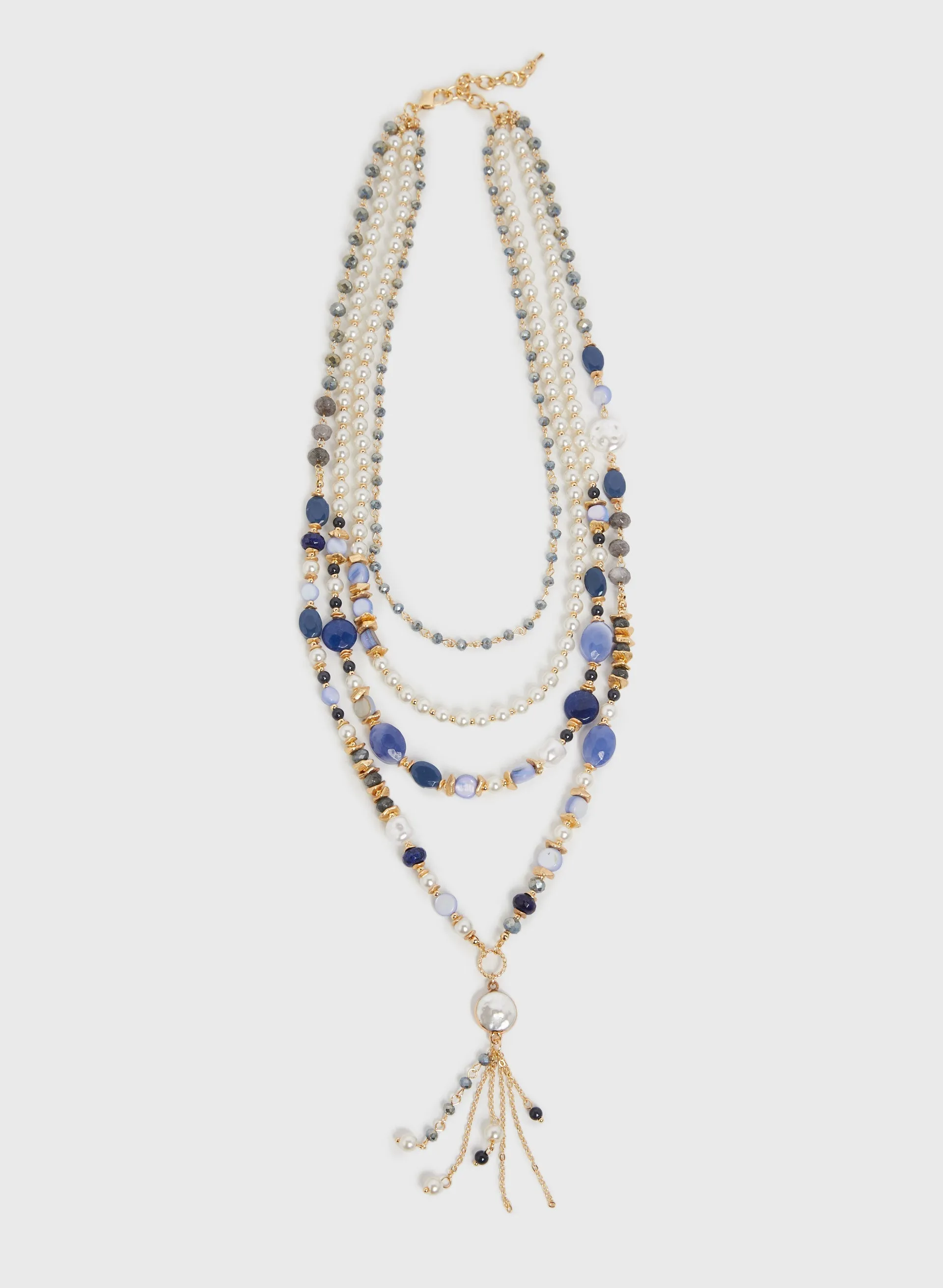 Melanie Lyne Multi-Row Statement Necklace Melanie Lyne Multi-Row Statement Necklace - Image 1
